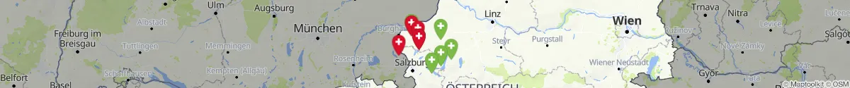 Map view for Pharmacies emergency services nearby Feldkirchen bei Mattighofen (Braunau, Oberösterreich)